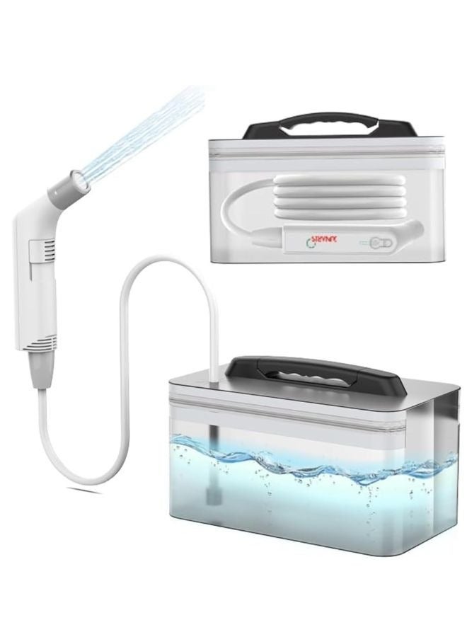 جوناريس مجموعة بيديت محمولة للسفر - زجاجة بيديت محمولة للسفر، بخاخ بيديت شخصي محمول، بخاخ كهربائي للحمام والتخييم، شطاف شخصي للمسافر (شطاف محمول) - Image 2